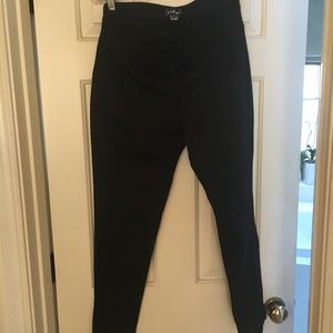 LL Bean fleeced-lined legging, black M
